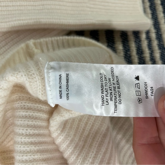 Mongolian Cashmere Oversized Boyfriend Cardigan Sweater Size Small - Picture 13 of 15